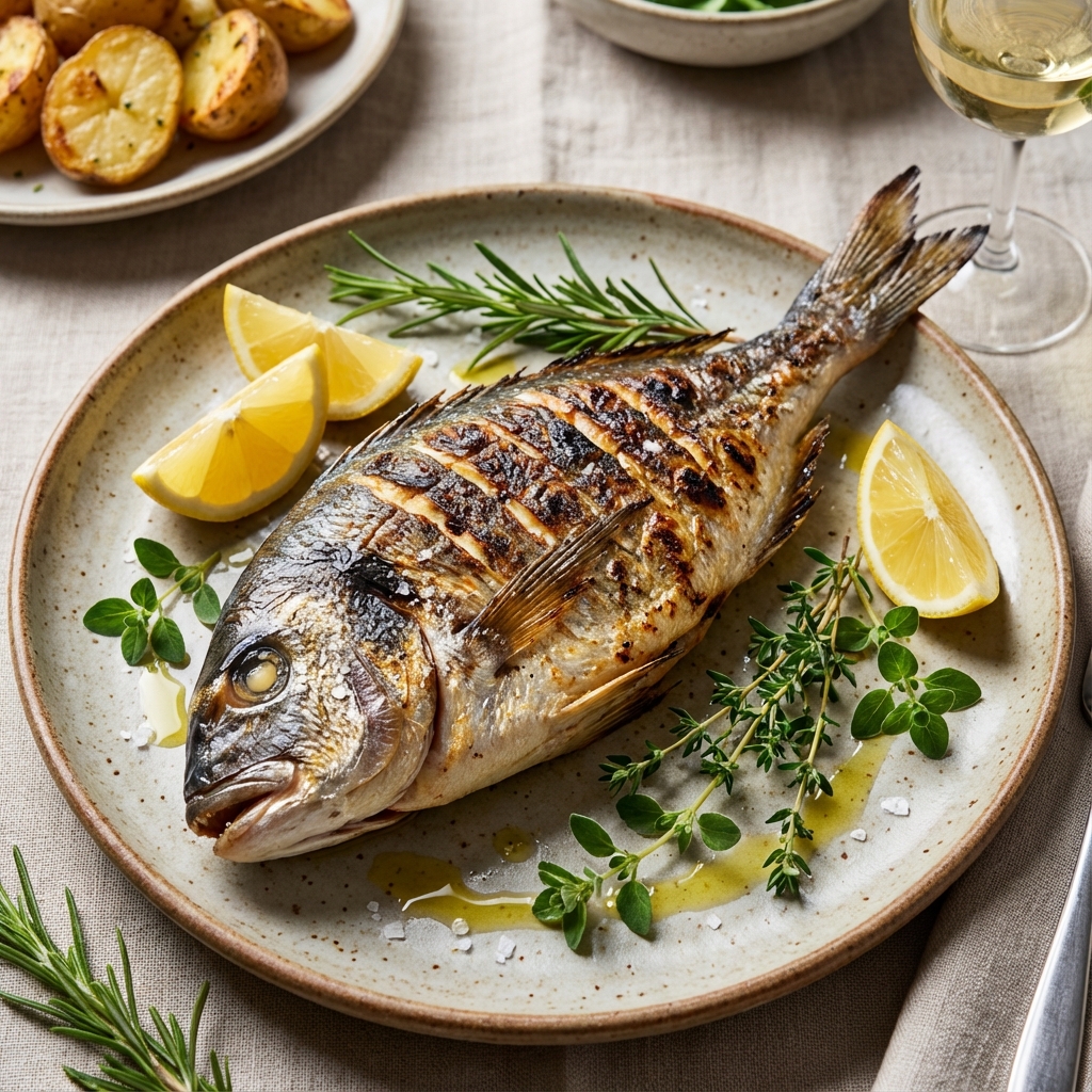 Grilled Sea Bream